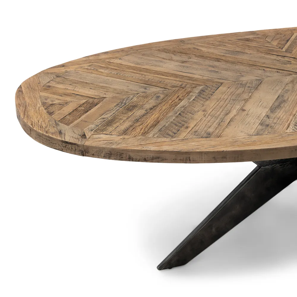 Falcon Crest Elliptic Dining Table 230x105 cm