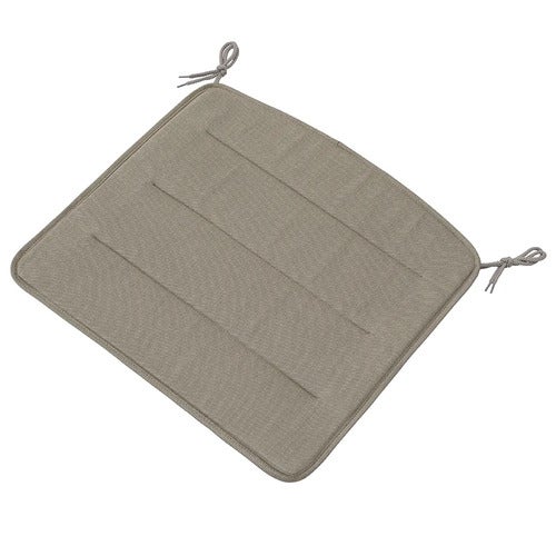 Linear Steel Lounge armchair seat pad Light Grey