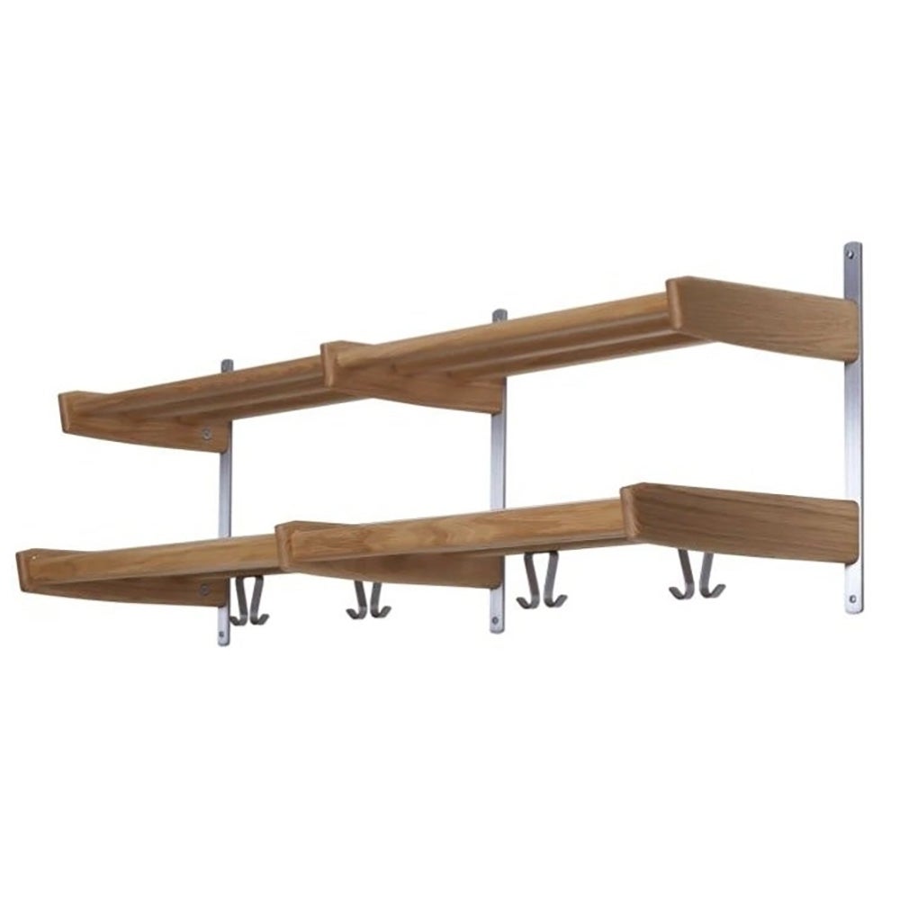 Meja Hat Shelf 115cm 2 shelves - Oiled Oak