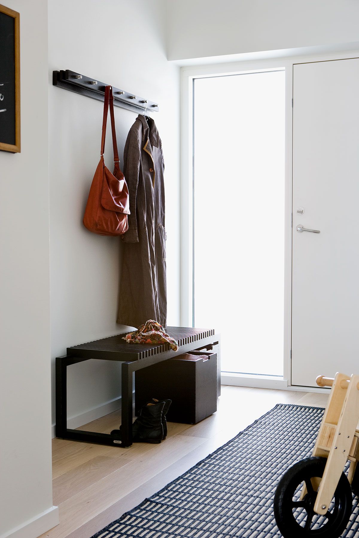 Cutter Hat rack 120 cm Black Oak