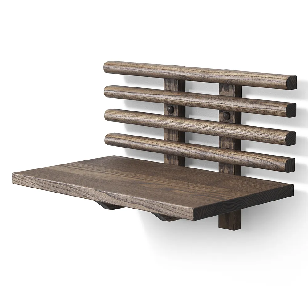 Zana Bedside Table Brown Oiled Ash