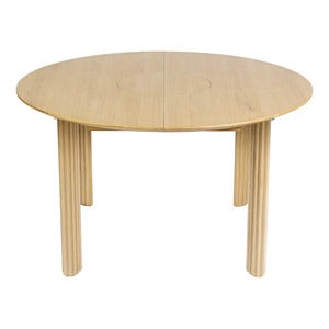 Comfort Circle Dining table with extension 132-202x132 Oak