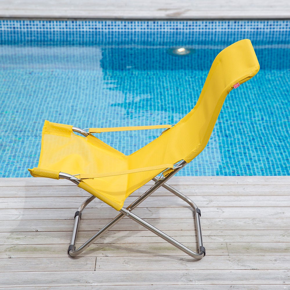 Fiesta recliner mustard aluminium