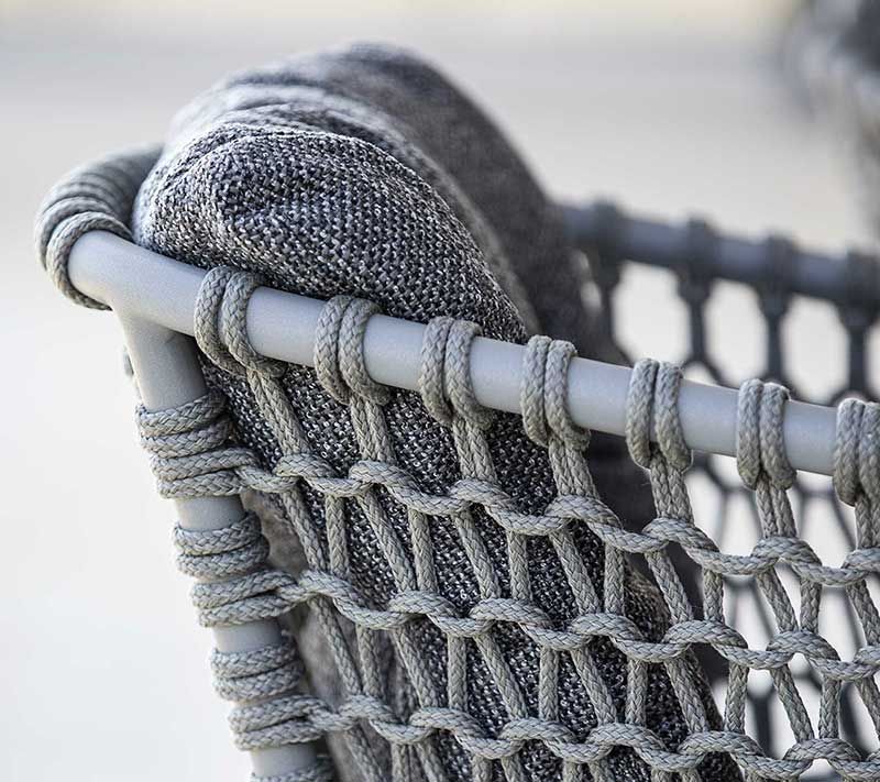 Ocean armchair stackable Taupe