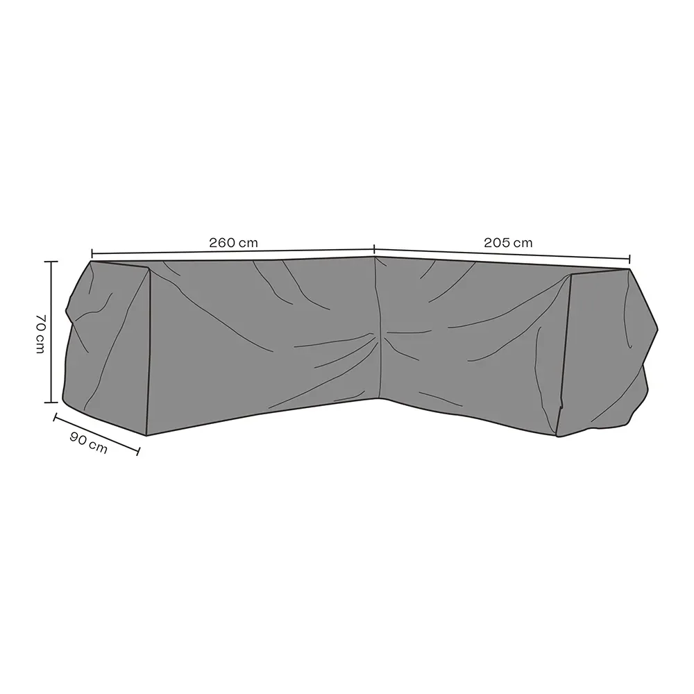 Furniture cover Corner sofa 205/260x90 cm Premium