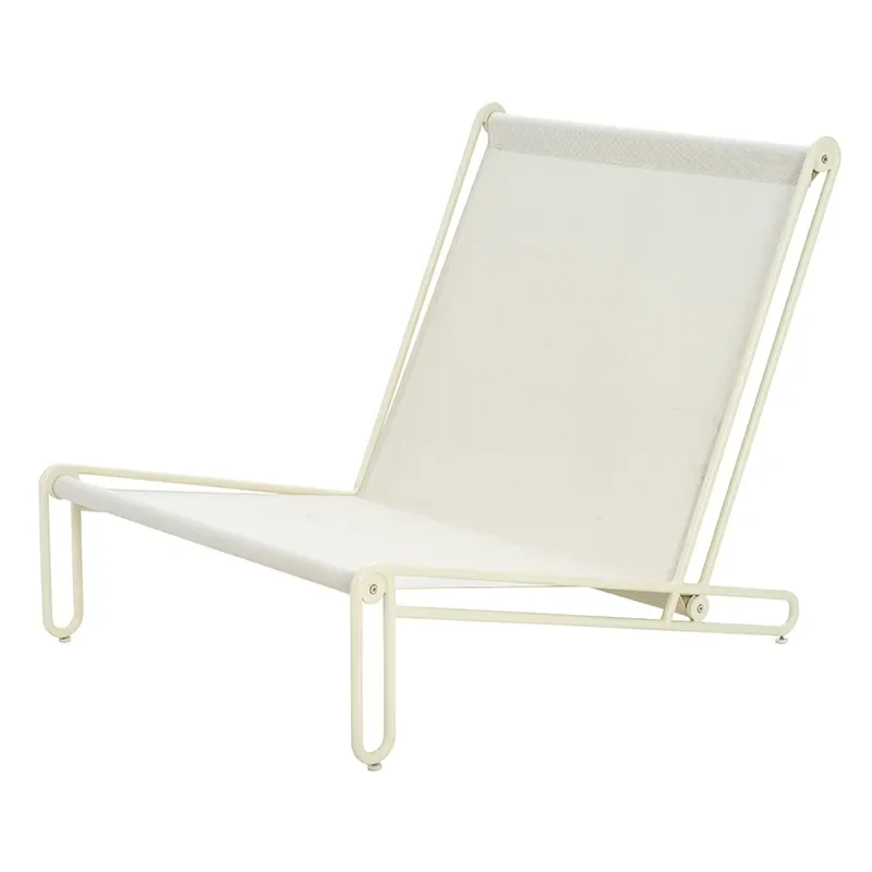 Blixt armchair  Pearl white / Teddy orange
