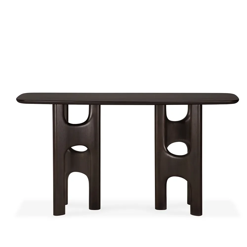 Console Table Flow Rose Brown