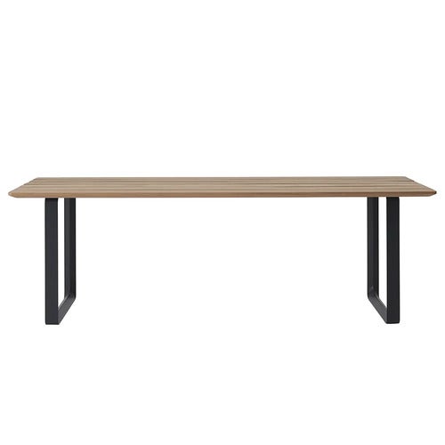 70/70 Dining table 225x90 cm Sapele Mahogany/Anthracite Black