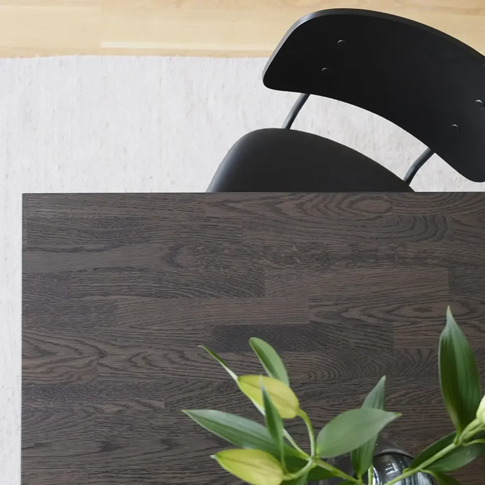 Brooklyn dining table 220x95 cm dark brown oak