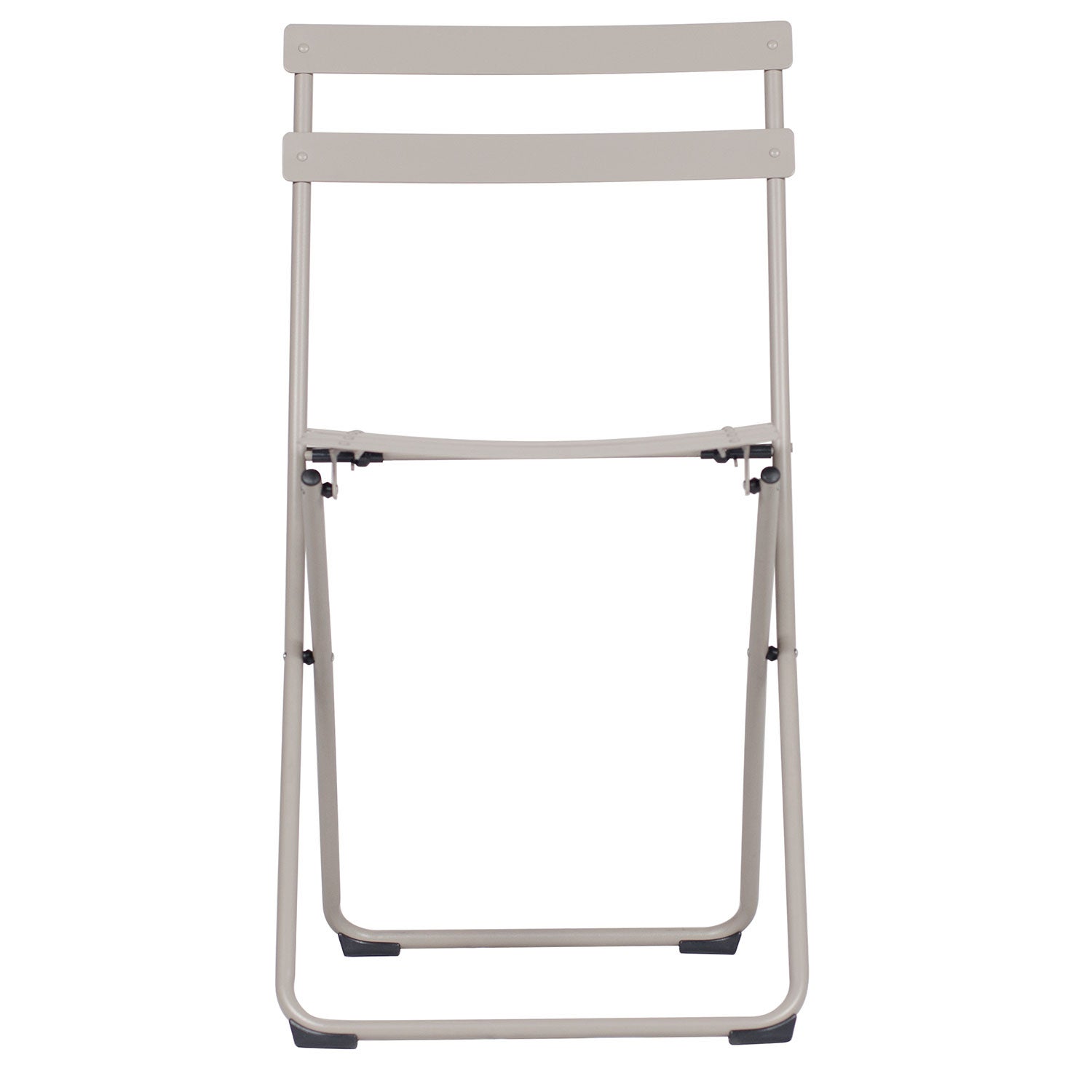 Spring chair cappuchino steel
