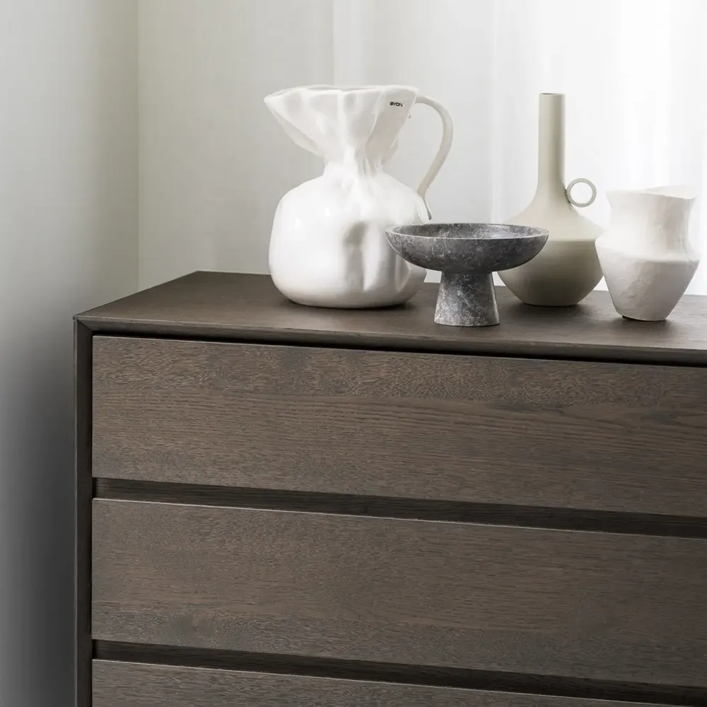 Mackay chest of drawers 110x45 cm brown oak