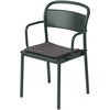 Linear Steel Seat pad Dark Grey 
