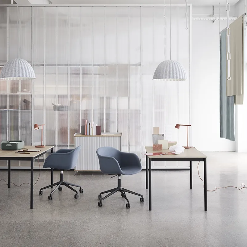 Under The Bell Pendant Lamp 55 cm - White Mélange