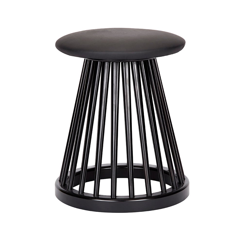 Fan Stool Black