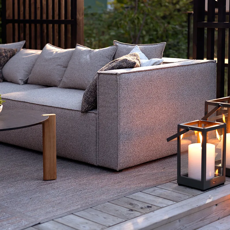 Muki end piece right Smokey grey