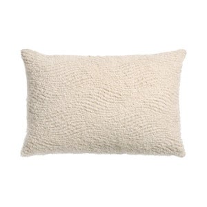 Cushion Cover Wave 60x40 cm Off-white