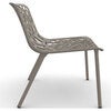 Forest lounge armchair Pearly Gold