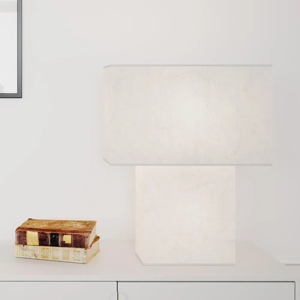 iSquare table lamp white