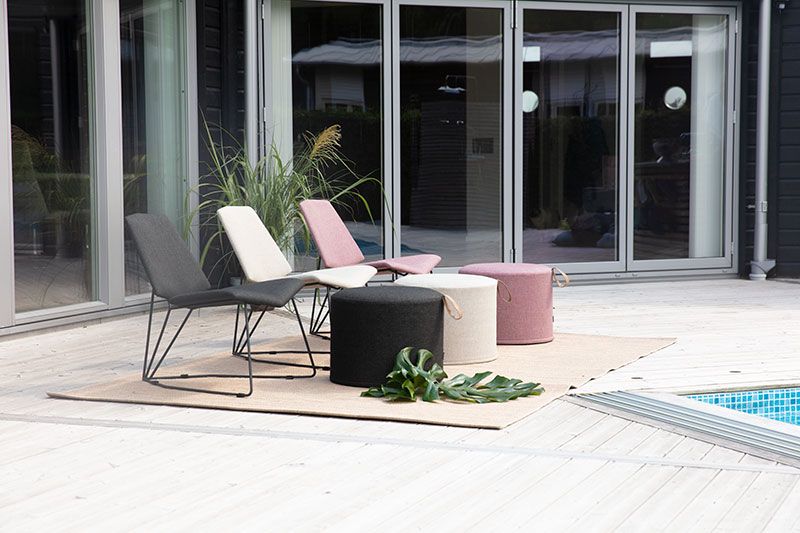 Pollux armchair anthracite/sand
