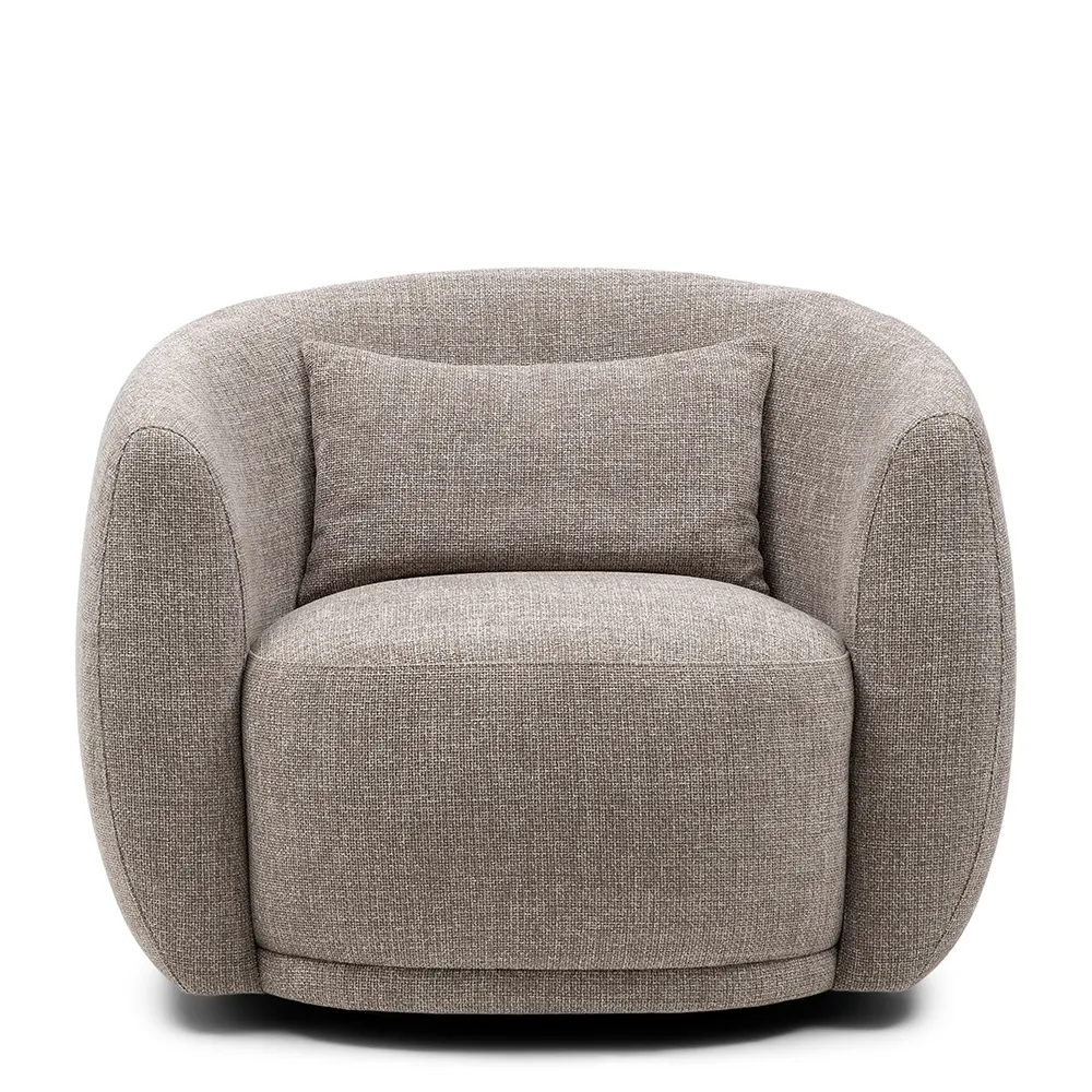 Swivel Chair Leonardo Bright Taupe