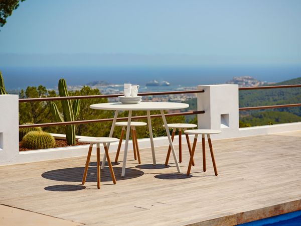 Area Side Table/Pallet Lava Grey