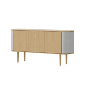 Treasures 3-door cabinet Oak/Sterling