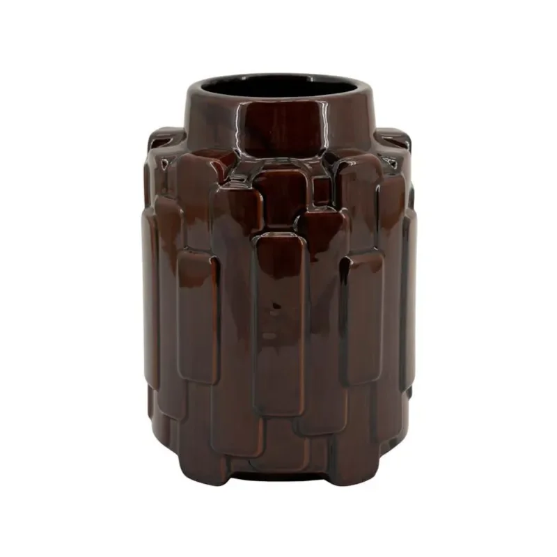 Geary small Vase 19x19x26 cm Earthenware Brown