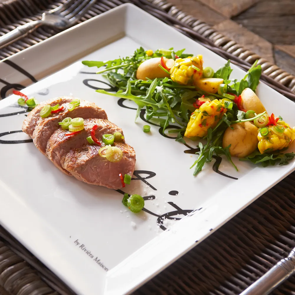 Buon Appetito Square Plate 26 x 26 cm