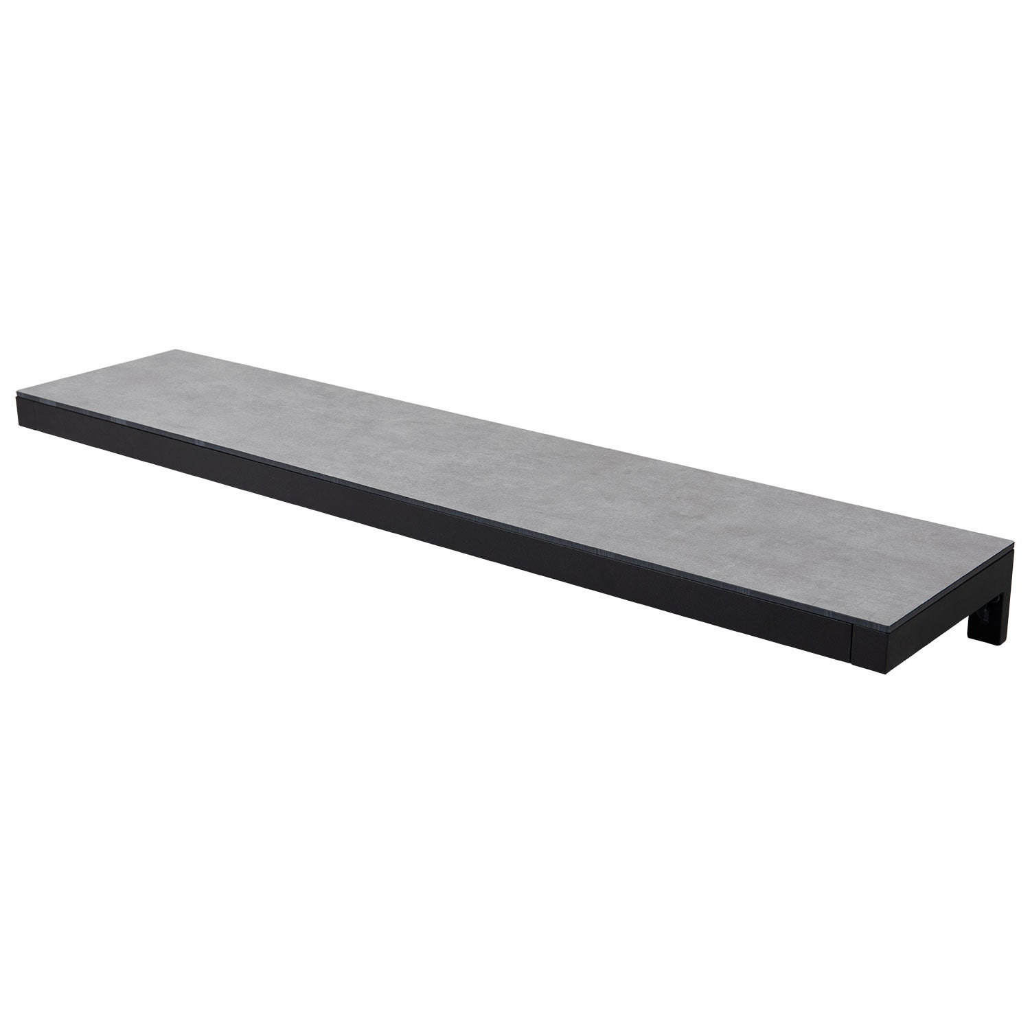 Fornax shelf black 139x30 cm