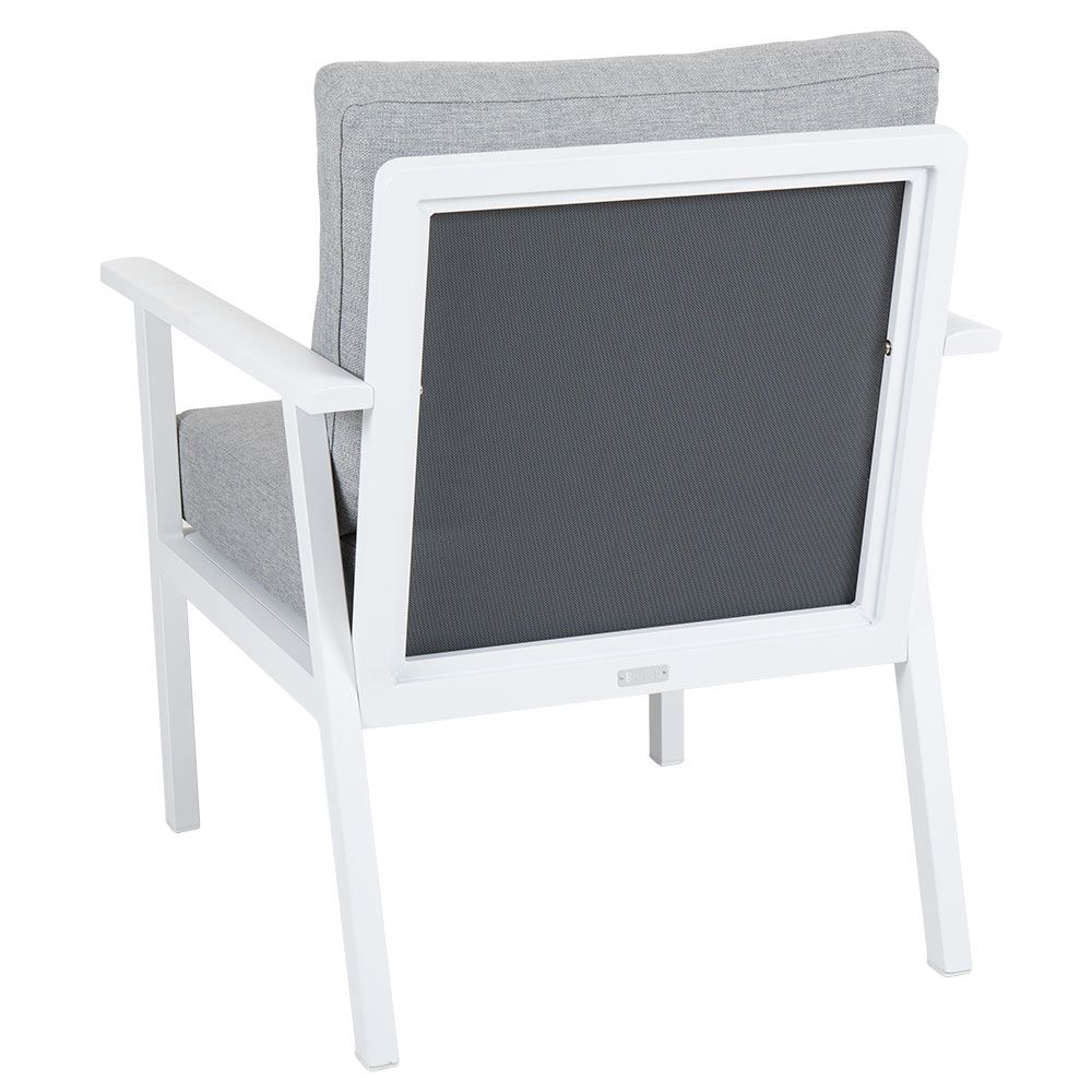 Samvaro armchair white / grey