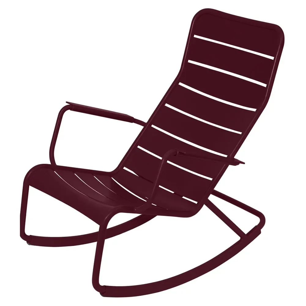 Luxembourg rocking chair Black Cherry Fermob | Buy your outdoor ...