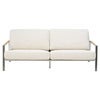 Naos 2,5-seater sofa  Stainless steel / Dot beige