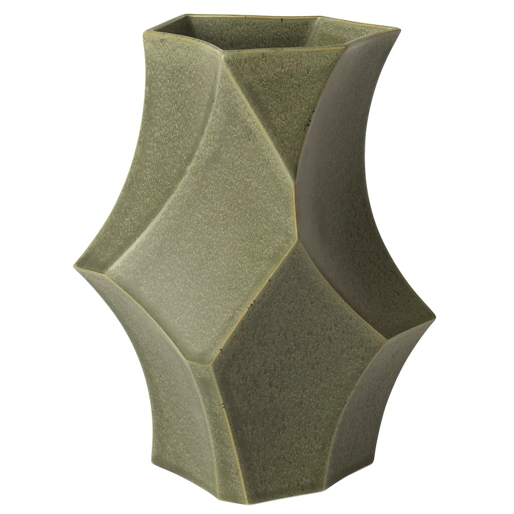 Cueva Vase - H26 - Dark Sage