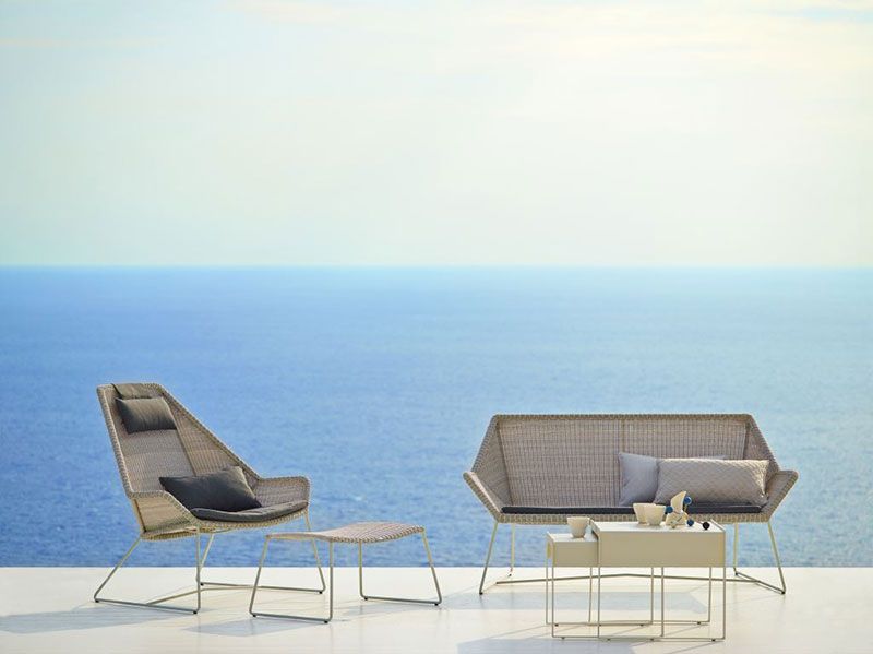 Breeze Lounge Armchair White