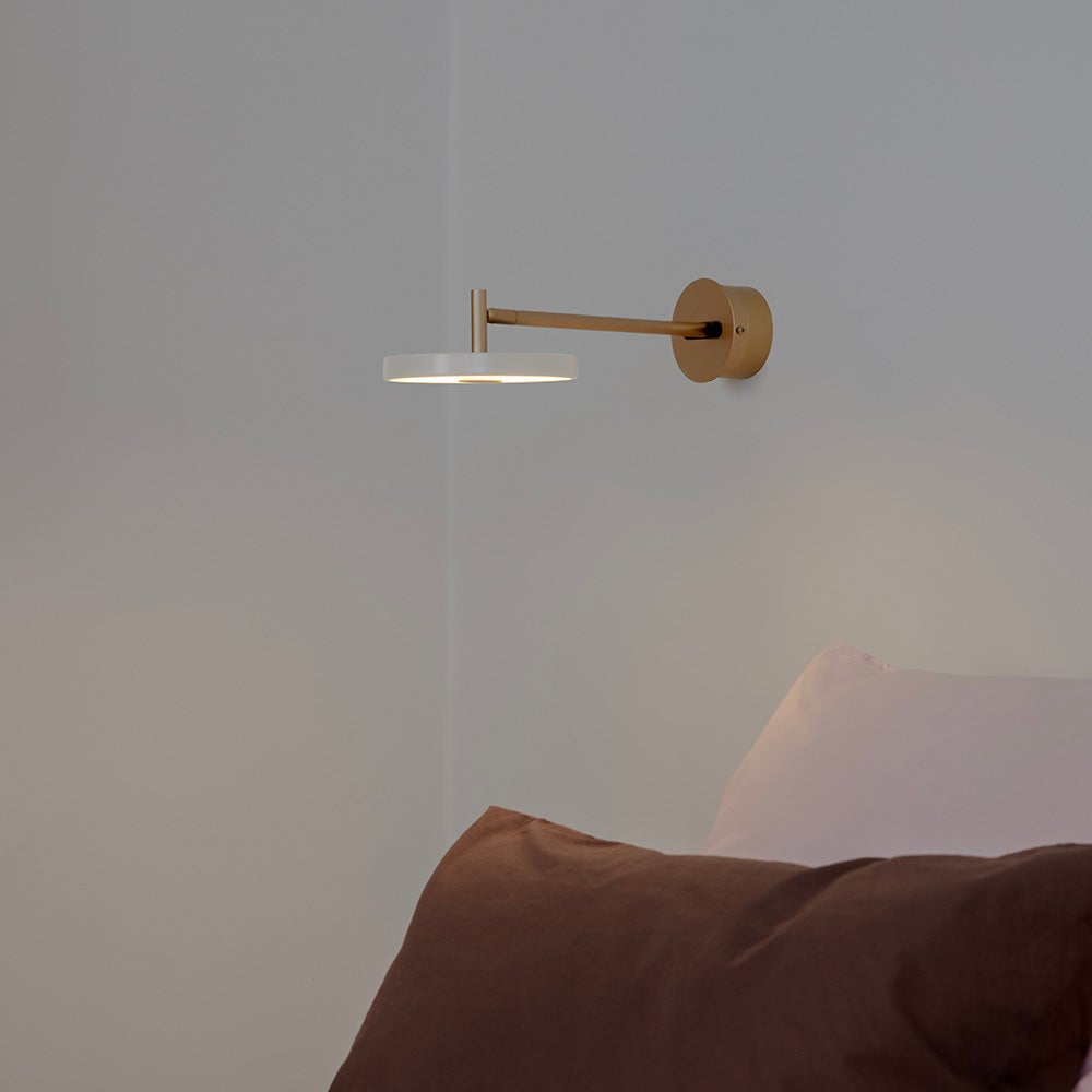 Asteria Wall Long Lamp Ø15 cm Pearl White