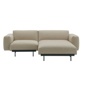 In Situ 2-seat modular sofa Config 4 - Ecriture240/Black