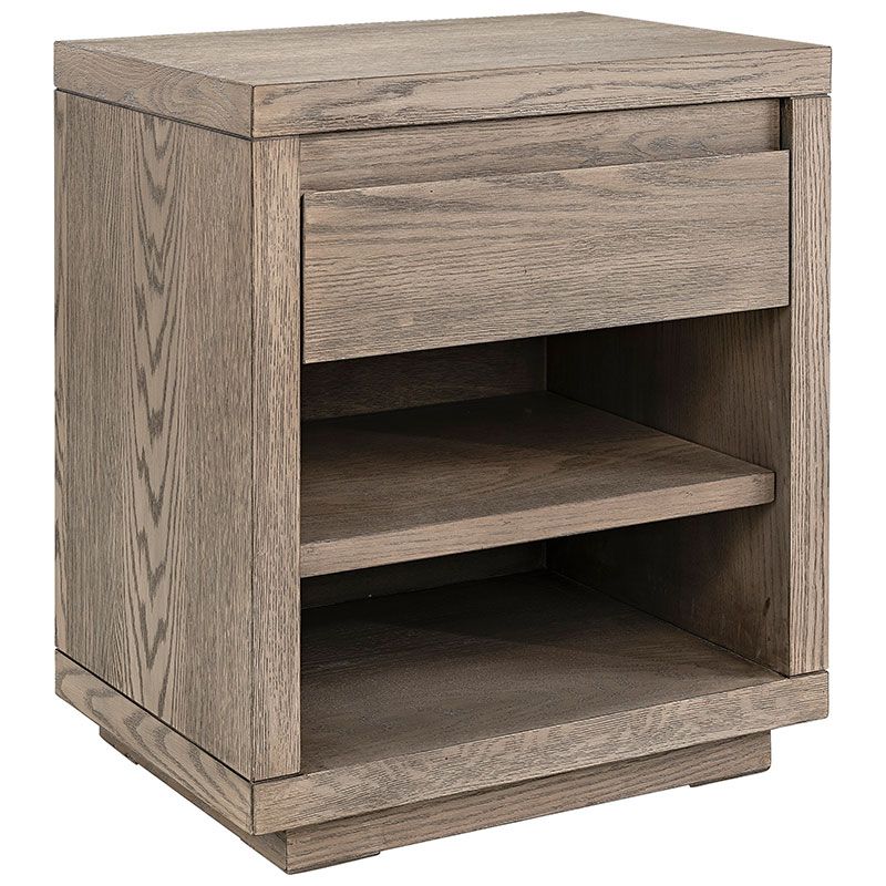 Hunter Nightstand Antique Grey Oak