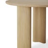 Boomerang Desk Lacquered Oak 160x83 cm