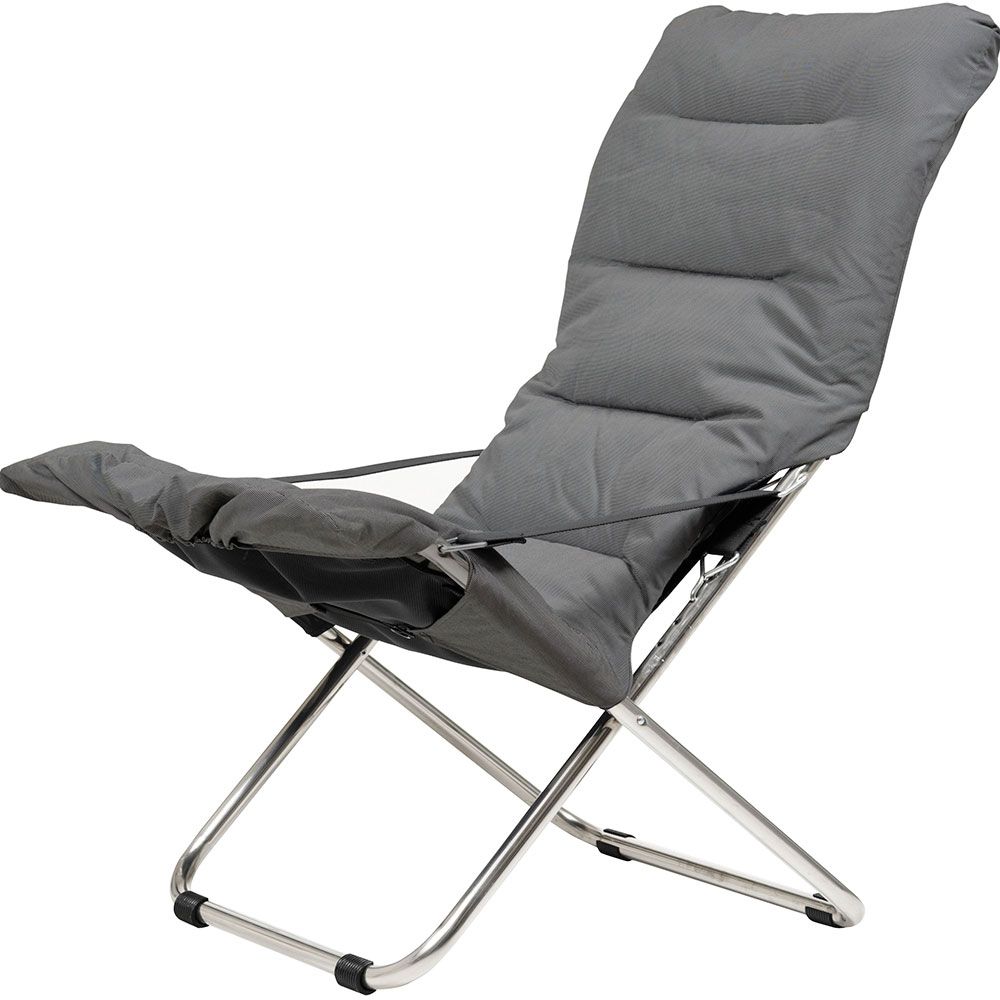 Fiesta sunbed cushion anthracite olefin