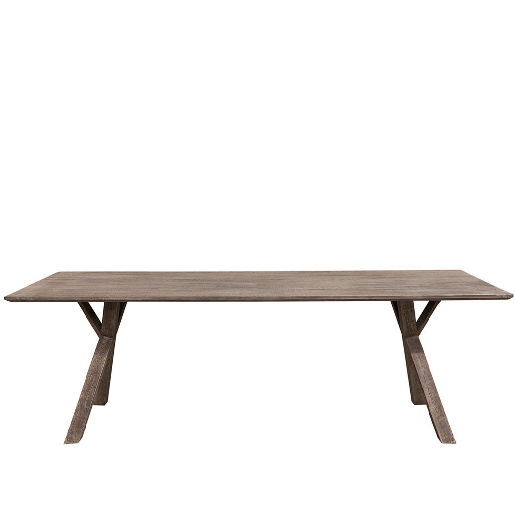 Tree Dining Table 90 X 200 Cm Pebbles Grey