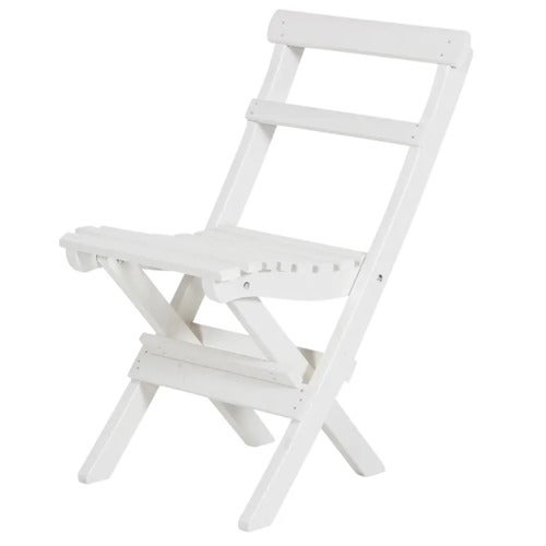 Gammeldags folding chair white