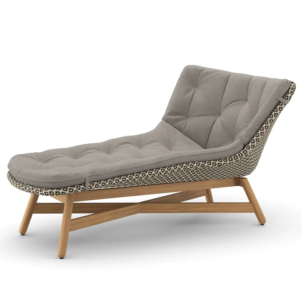 MBRACE daybed, w/teak base AXQ teak 0205 pepper 0115