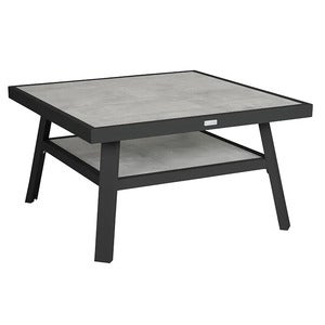 Samvaro coffee table 90x90 cm anthracite / anthracite