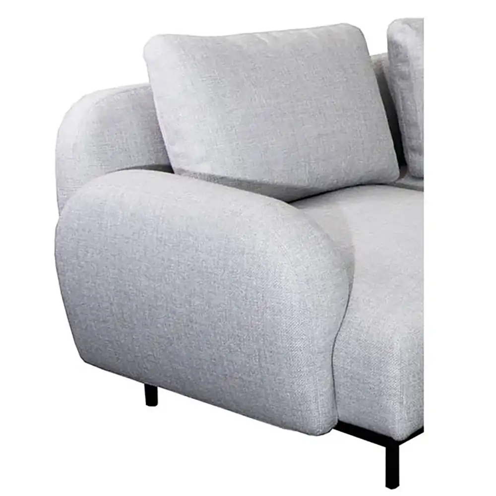 Aura armrest low Light grey Essence