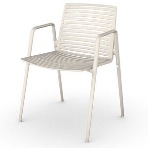 Zebra armchair Creamy White