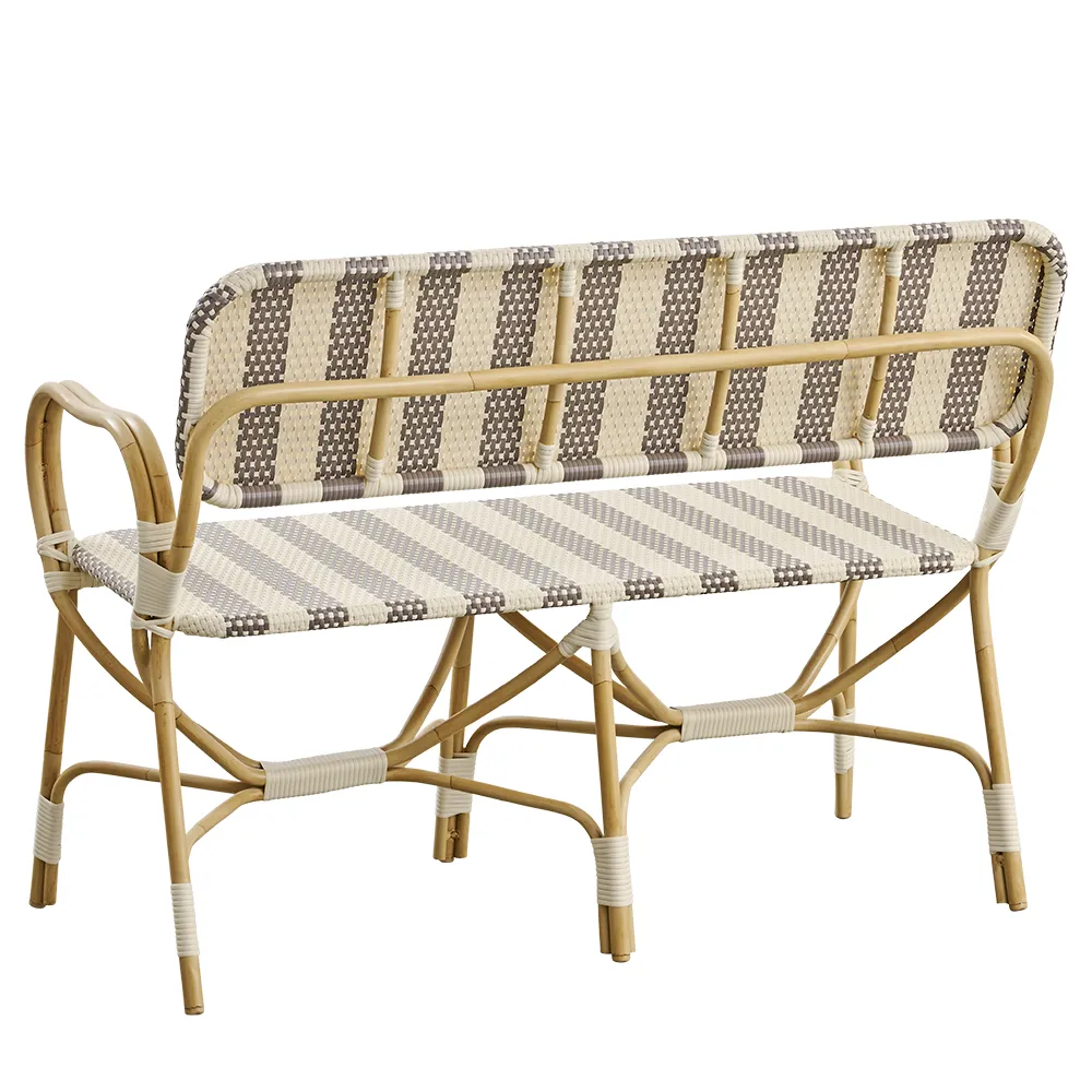  Bistro bench 2-seater STRIPED