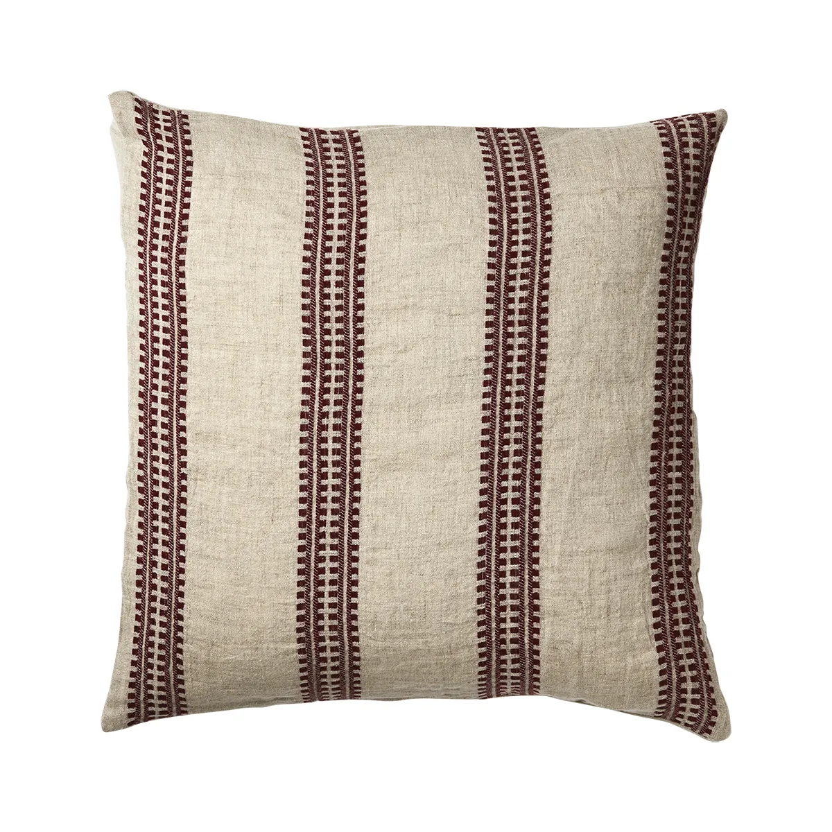 Cushion Cover Noel Red Natural 50x50 cm