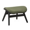 A Conversation Piece Ottoman Footstool Black Oak/Morning Meadows