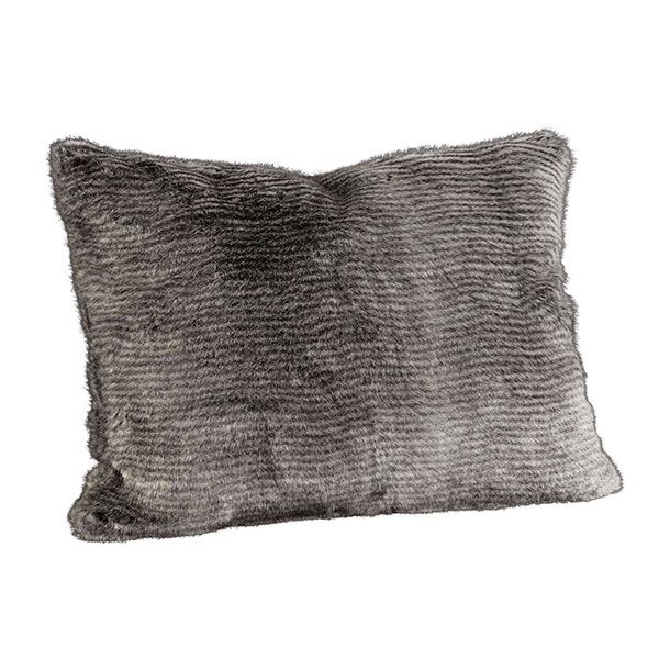 Leia Stripe Grey cushion cover 60x40 cm