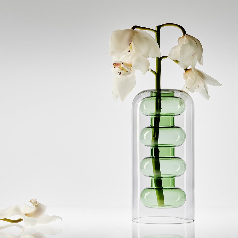 Bump Vase Tall Green